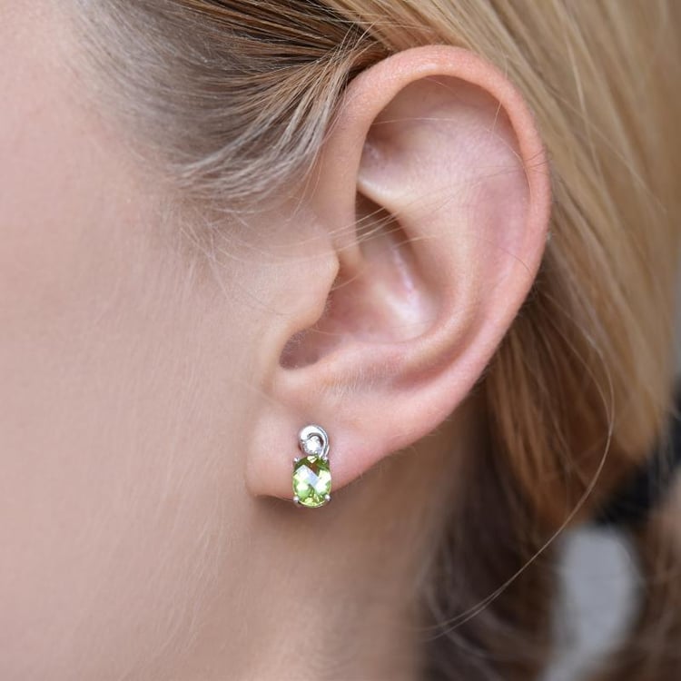 Náušnice s olivíny 22409