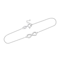 Stříbrný fashion náramek Infinity