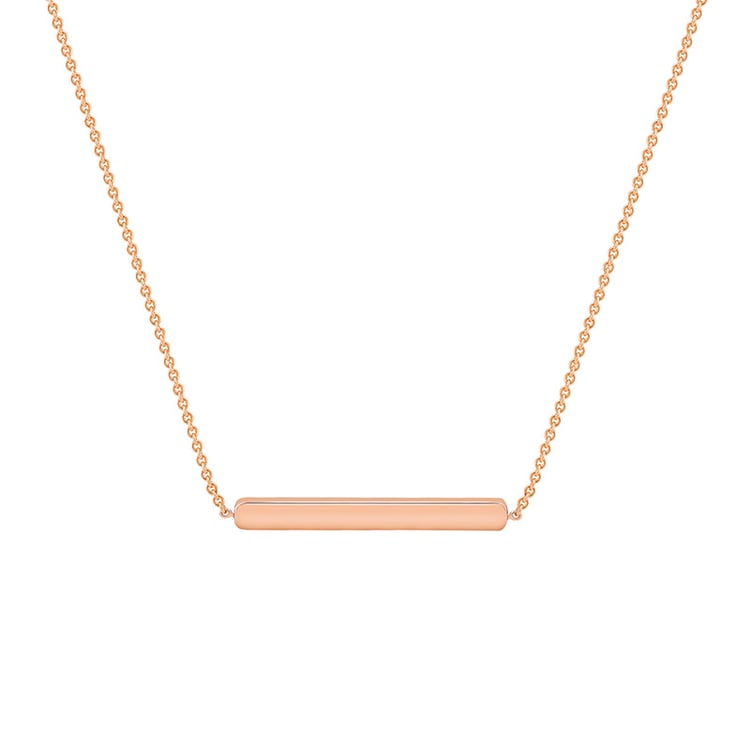 Jemný stříbrný náhrdelník Bar 103765