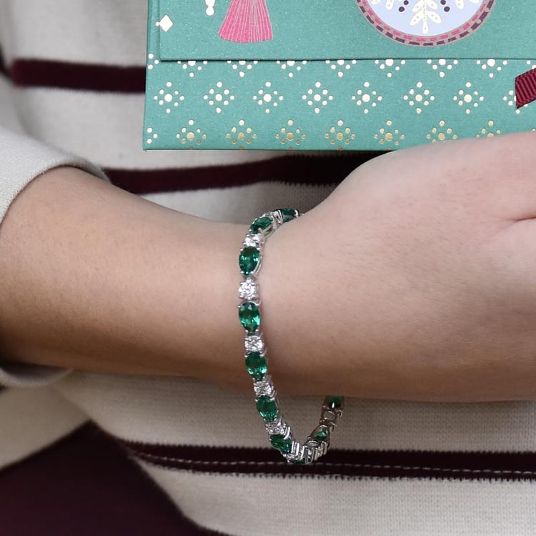 Smaragdový náramek 26132