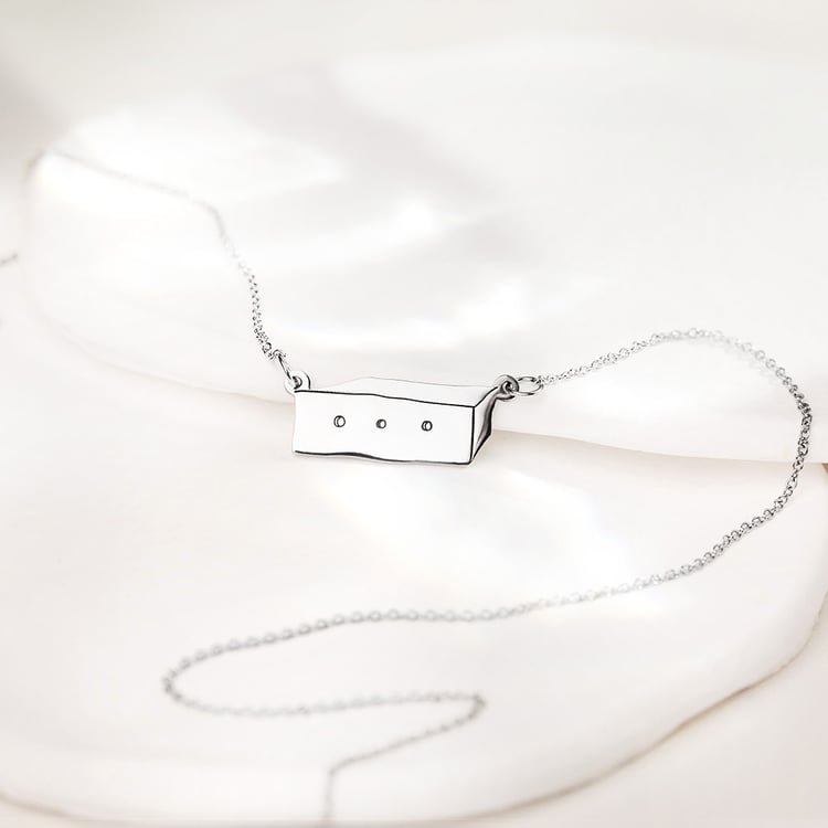 Stříbrný náhrdelník s krabicí Malý princ 157459