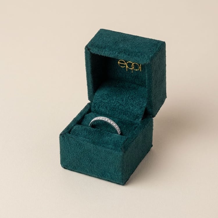 Rozvodový eternity prsten plný lab-grown diamantů Ronan 166459