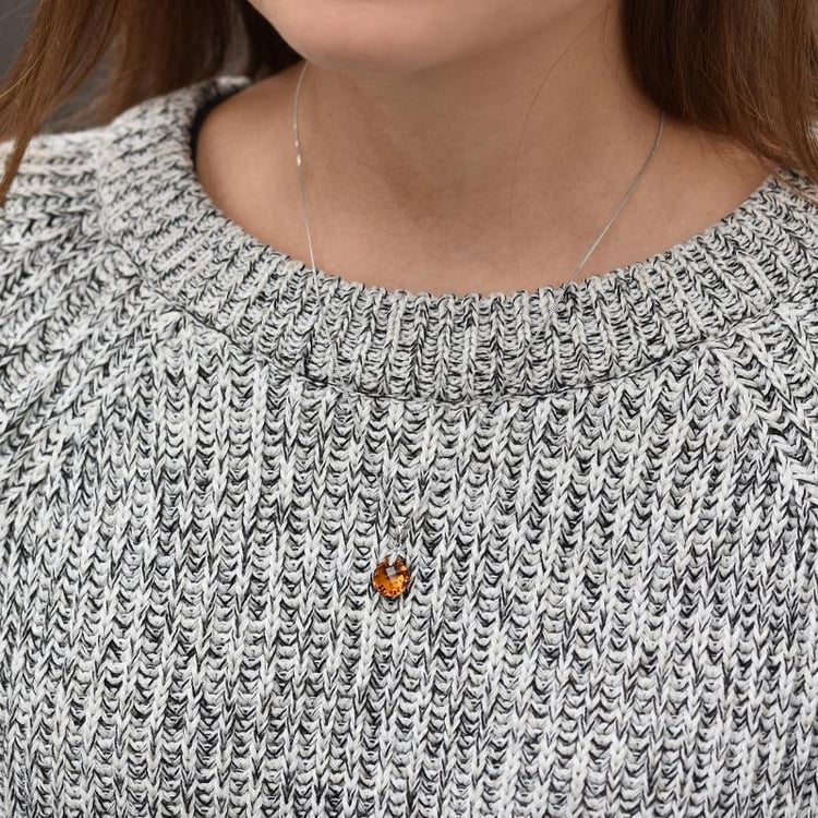 Náhrdelník s citrínem 36075