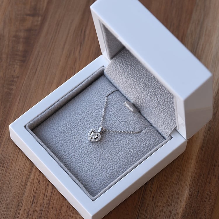 Zlaté srdce s diamanty 73302