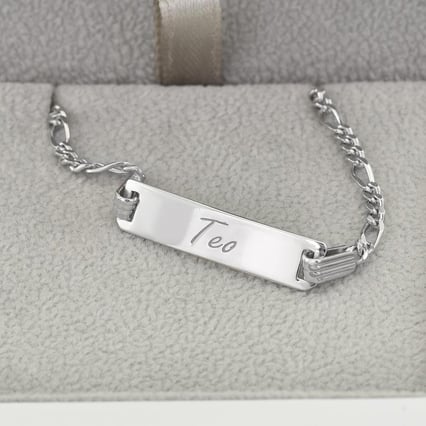 Dětský náramek ze stříbra s gravírem pro chlapečka Casay