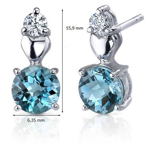 Topazove náušnice Nisie 11958