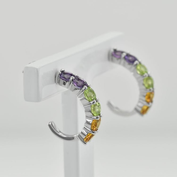 Náušnice ze stříbra 35788