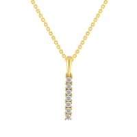 Zlatý přívěsek s lab-grown diamanty Merrilin