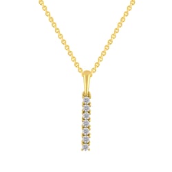 Zlatý přívěsek s lab-grown diamanty Merrilin