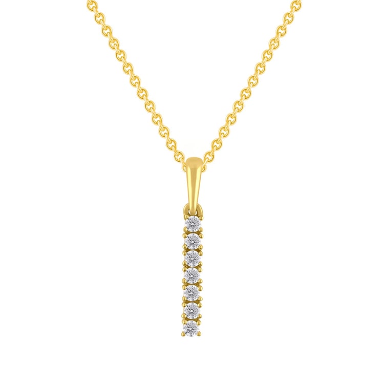 Zlatý přívěsek s lab-grown diamantem Merrilin