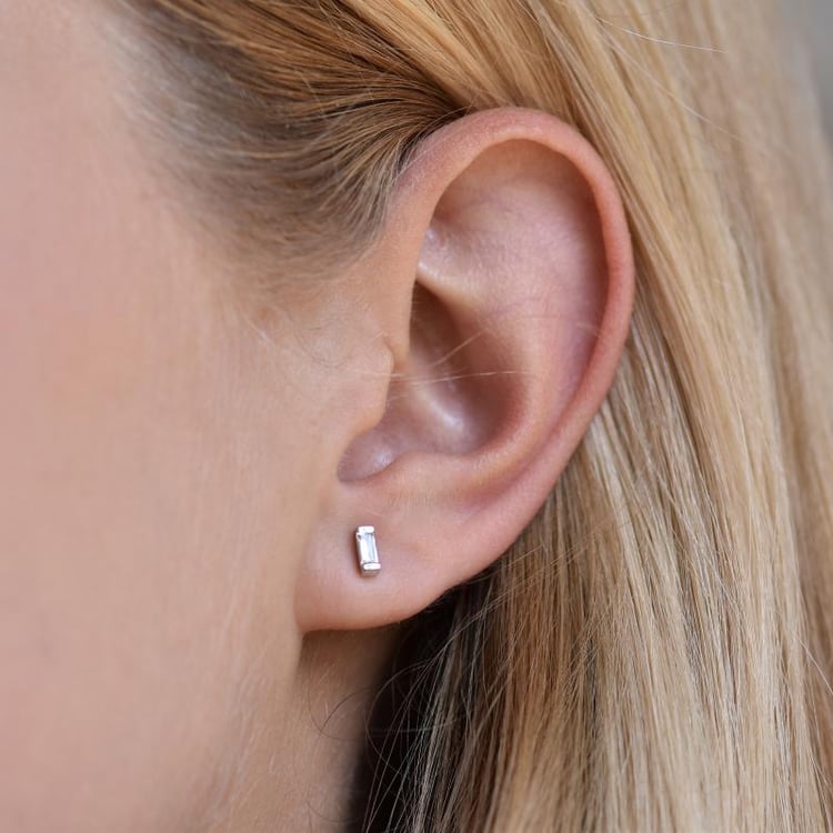 Náušnice z bílého zlata 22167