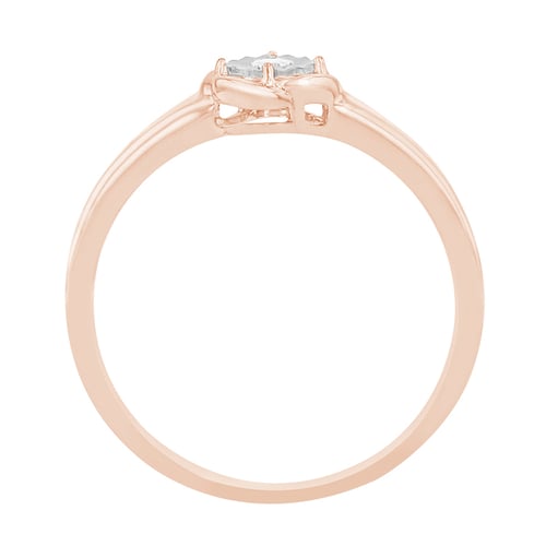 Prsten s diamantem ve stylu solitaire Catello