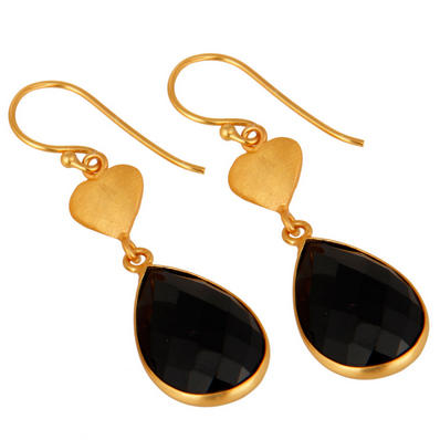 Onyxové náušnice 8577