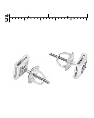 Stříbrné náušnice s barevnými diamanty Padmena 1792