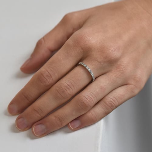 Eternity prsten s lab-grown diamanty a pánský komfortní prsten Driany