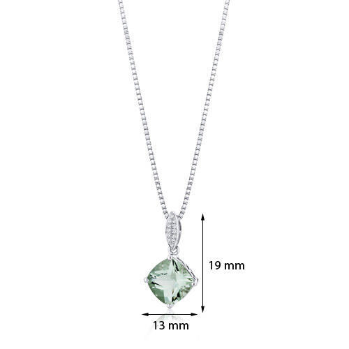 Stříbrný elegantní náhrdelník s ametystem Creel 5467