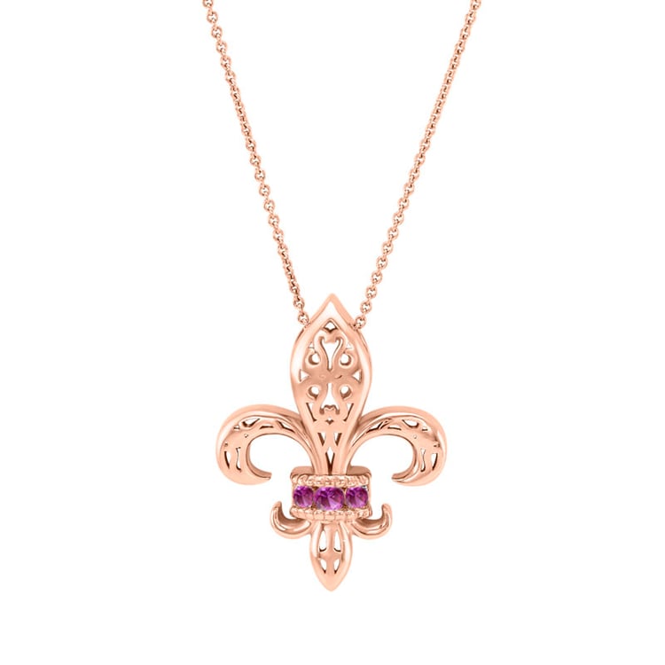 Náhrdleník ze zlata se safíry 29768