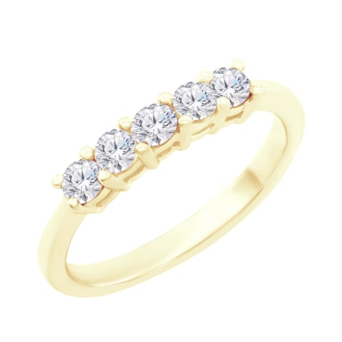 Elegantní prsten osazený diamanty Aisha