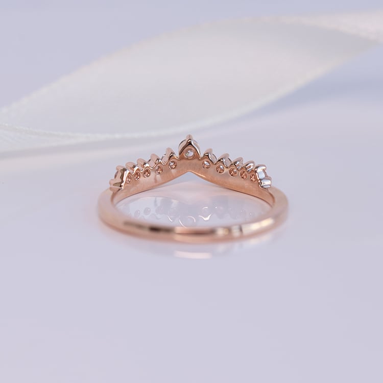 Vykrojený prsten s diamanty Bethanie 116571