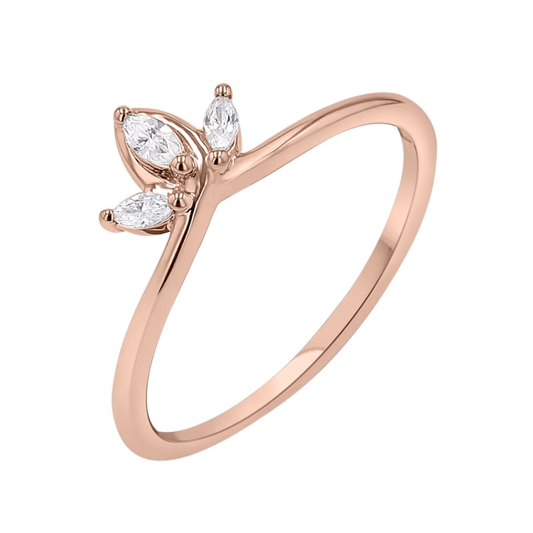 Vykrojený prsten s marquise diamanty Riori 141941