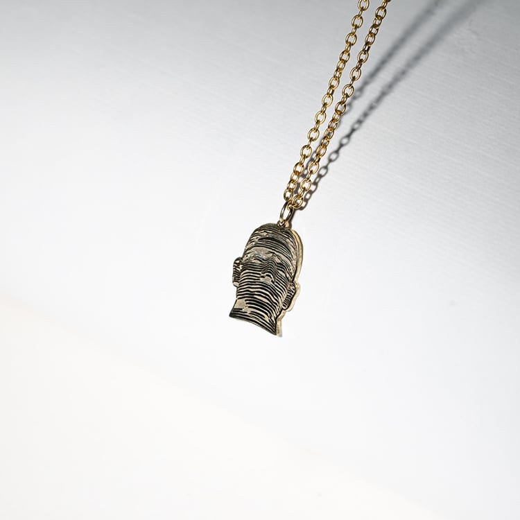 Personalizovaný stříbrný přívěsek Kafka 127730