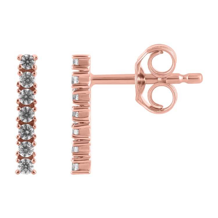 Zlaté náušnice s lab-grown diamantem Laurene 158640