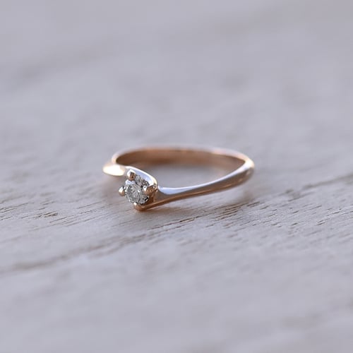 Zásnubní prsten s lab-grown diamantem Nami