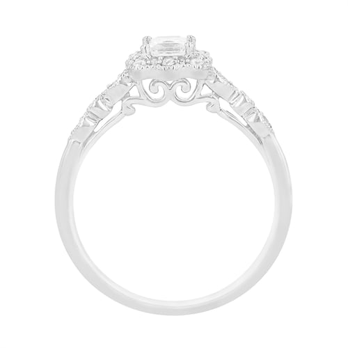 Vintage prsten s lab-grown diamanty Venera