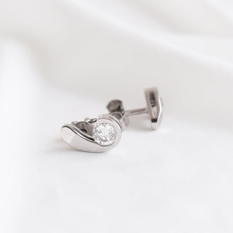 Náušnice s certifikovanými diamanty 93791