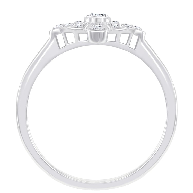 Diamantový prsten ze zlata 44026