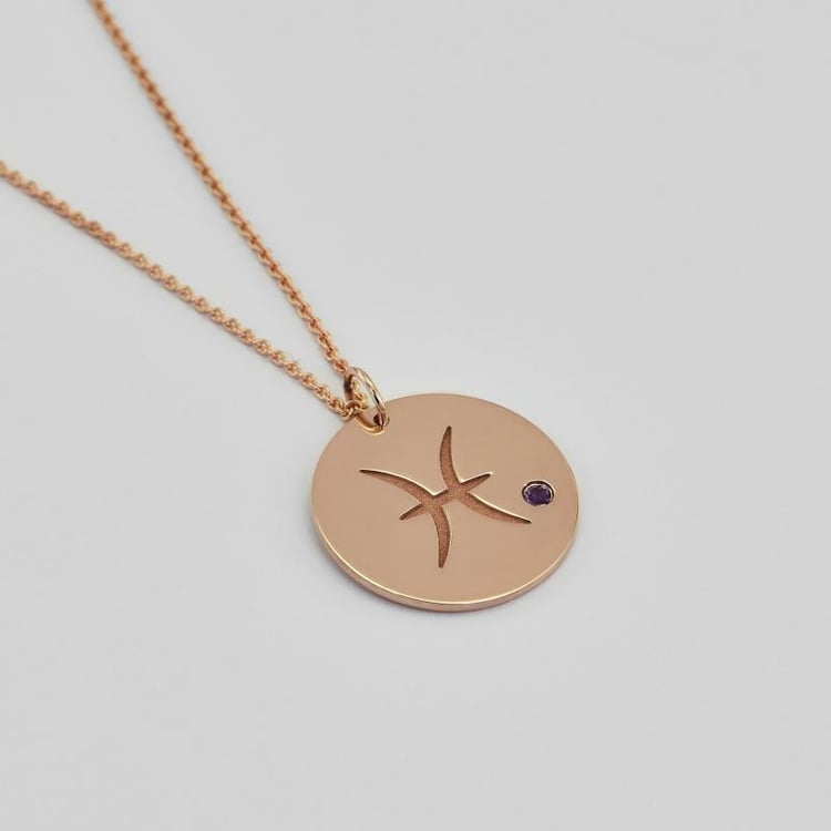 Náhrdelník s ametystem 41556