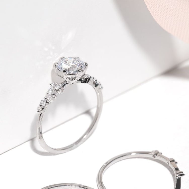Zásnubní prsten s 0.46ct IGI certifikovaným lab-grown diamantem Carina 169159