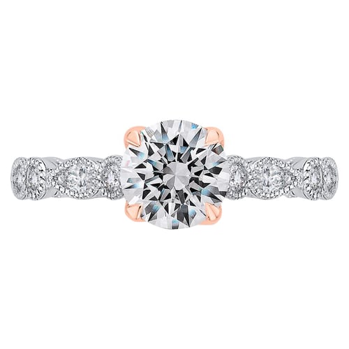 Vintage zásnubní prsten s lab-grown diamanty Noelani