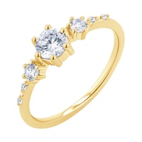 Zásnubní prsten s lab-grown diamanty Willa