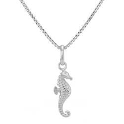 Stříbrný přívěsek ve tvaru mořského koníka Nesea