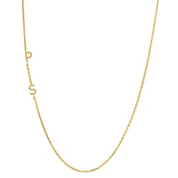 Stříbrný náhrdelník se 2 písmenky podle vaší volby Lupe