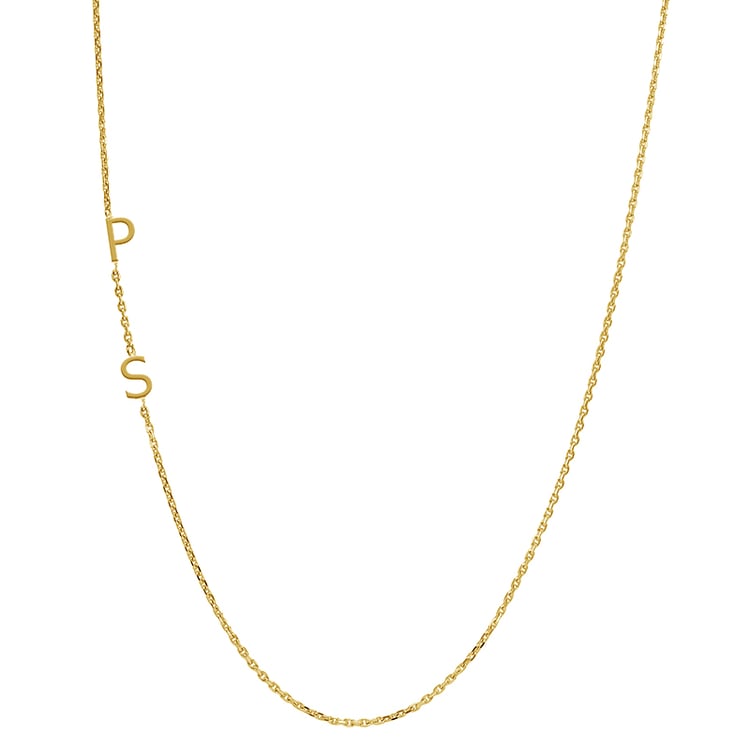 Stříbrný náhrdelník se 2 písmenky podle vaší volby Lupe