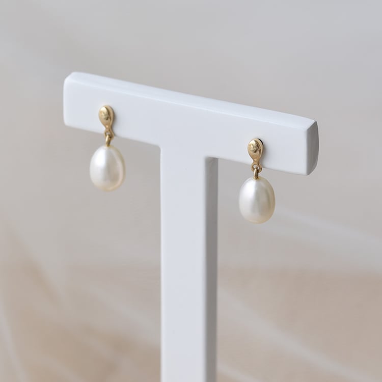 Perlové náušnice ze zlata 63749