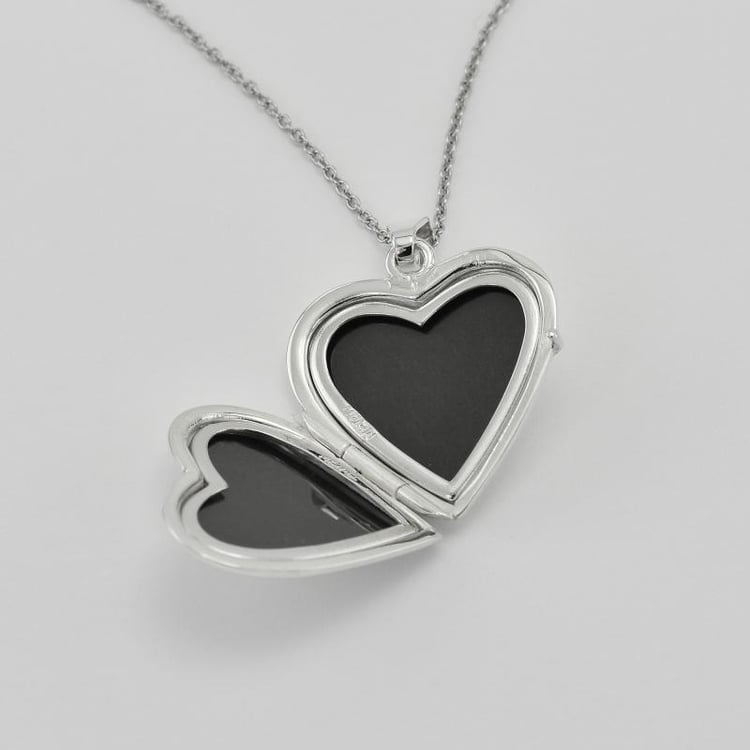 Zlatý medailon ve tvaru srdce s gravírem 42513