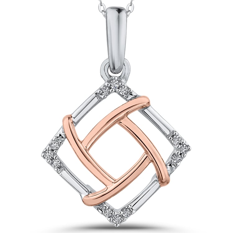 Atypický přívěsek z vícebarevného zlata 51642