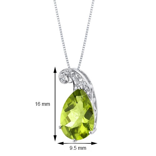 Olivínový náhrdelník ze zlata 28092