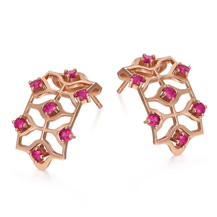 Safírové náušnice 16849