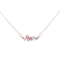 Cluster náhrdelník s drahokamy Kianna