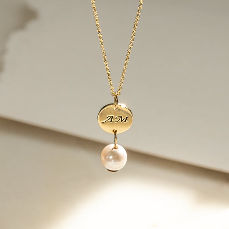 Perlový přívěsek s gravírem Hilda 138021