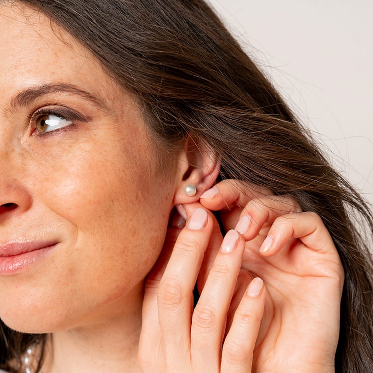 Perlové napichovací náušnice Bahia 118283