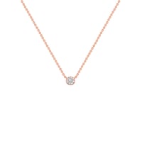 Minimalistický náhrdelník s diamantem Glosie