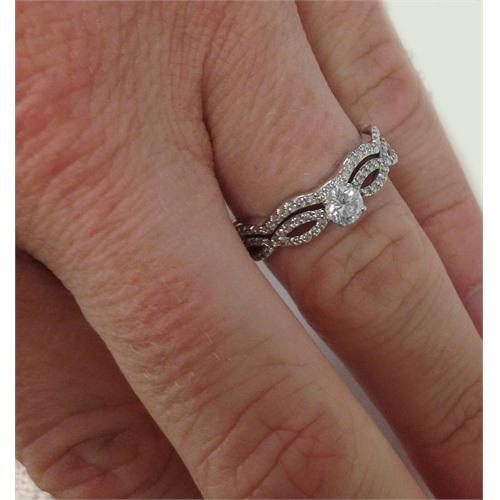 Zásnubní diamantový prsten 4300