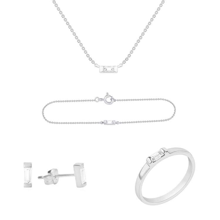 Kolekce šperků bílého zlata 94774