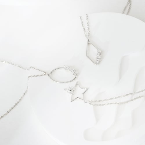 Zlatý přívěsek s lab-grown diamantem ve tvaru hvězdy Ryanna