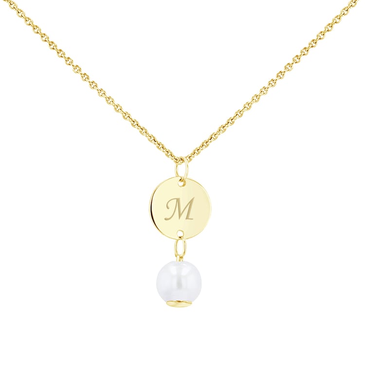 Perlový přívěsek s gravírem Hilda 100035